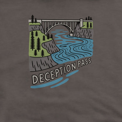 Deception Pass State Park Hoodie Adventure and Outdoors Themed Hoodie