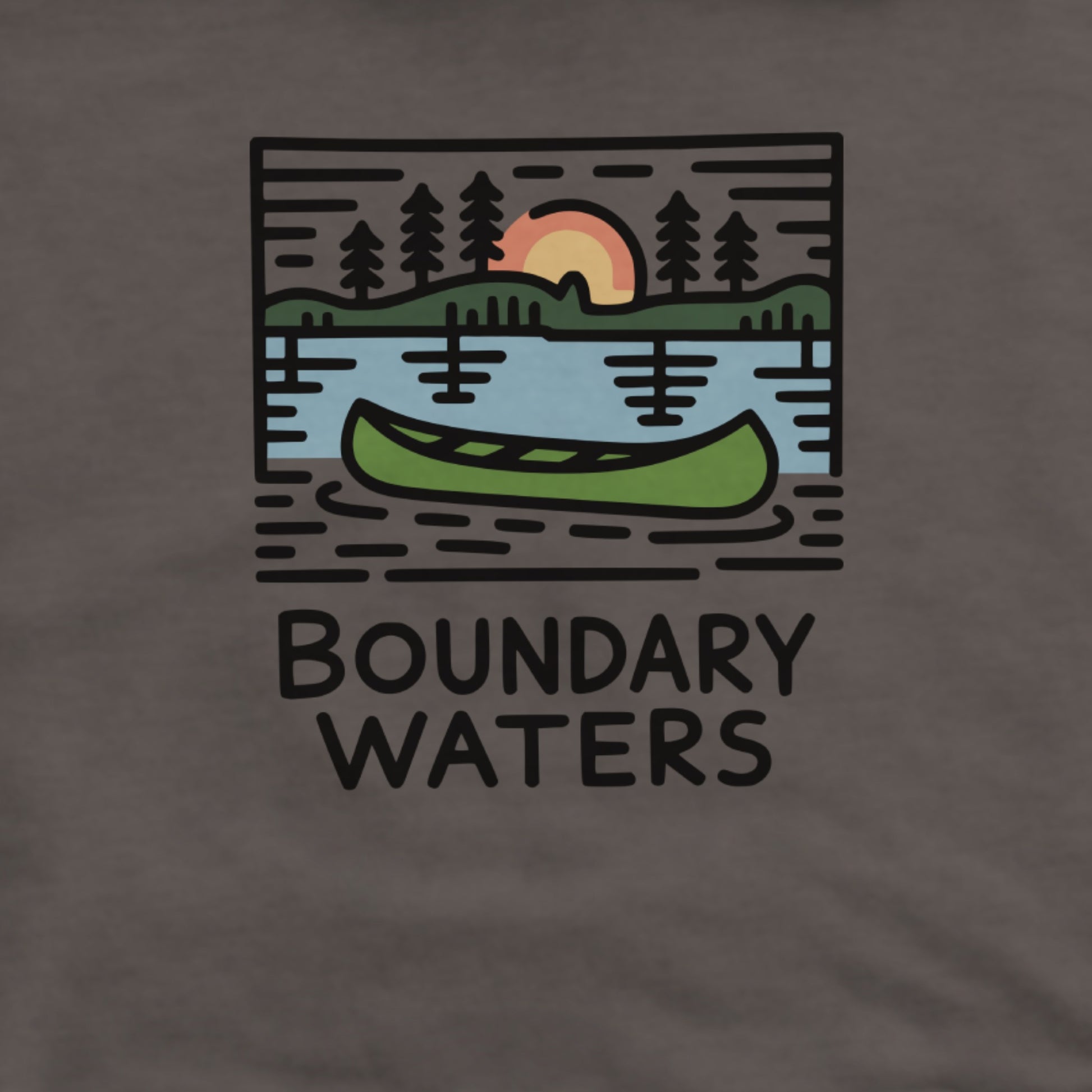 Boundary Waters Canoe Area Wilderness Hoodie Adventure and Outdoors Themed Hoodie