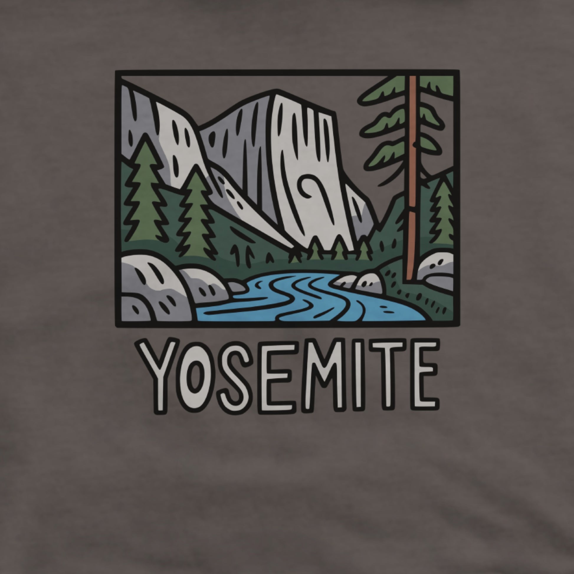 Yosemite National Park Hoodie Adventure and Outdoors Themed Hoodie