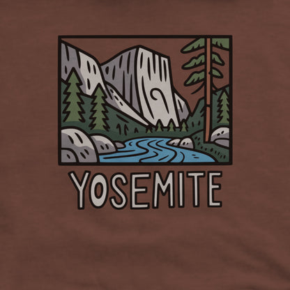 Yosemite National Park Hoodie Adventure and Outdoors Themed Hoodie