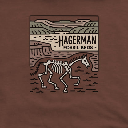 Hagerman Fossil Beds National Monument Hoodie Adventure and Outdoors Themed Hoodie
