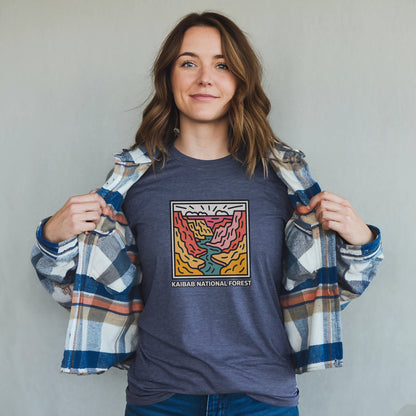 Kaibab National Forest T-Shirt Adventure and Outdoors Themed T-Shirt