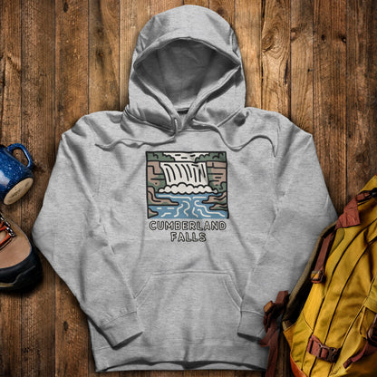 Cumberland Falls State Resort Park Hoodie Sport Grey Adventure and Outdoors Themed Hoodie