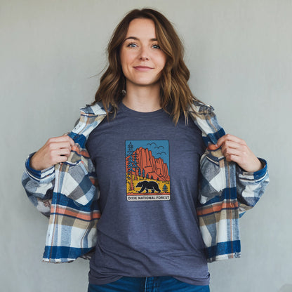 Dixie National Forest T-Shirt Adventure and Outdoors Themed T-Shirt