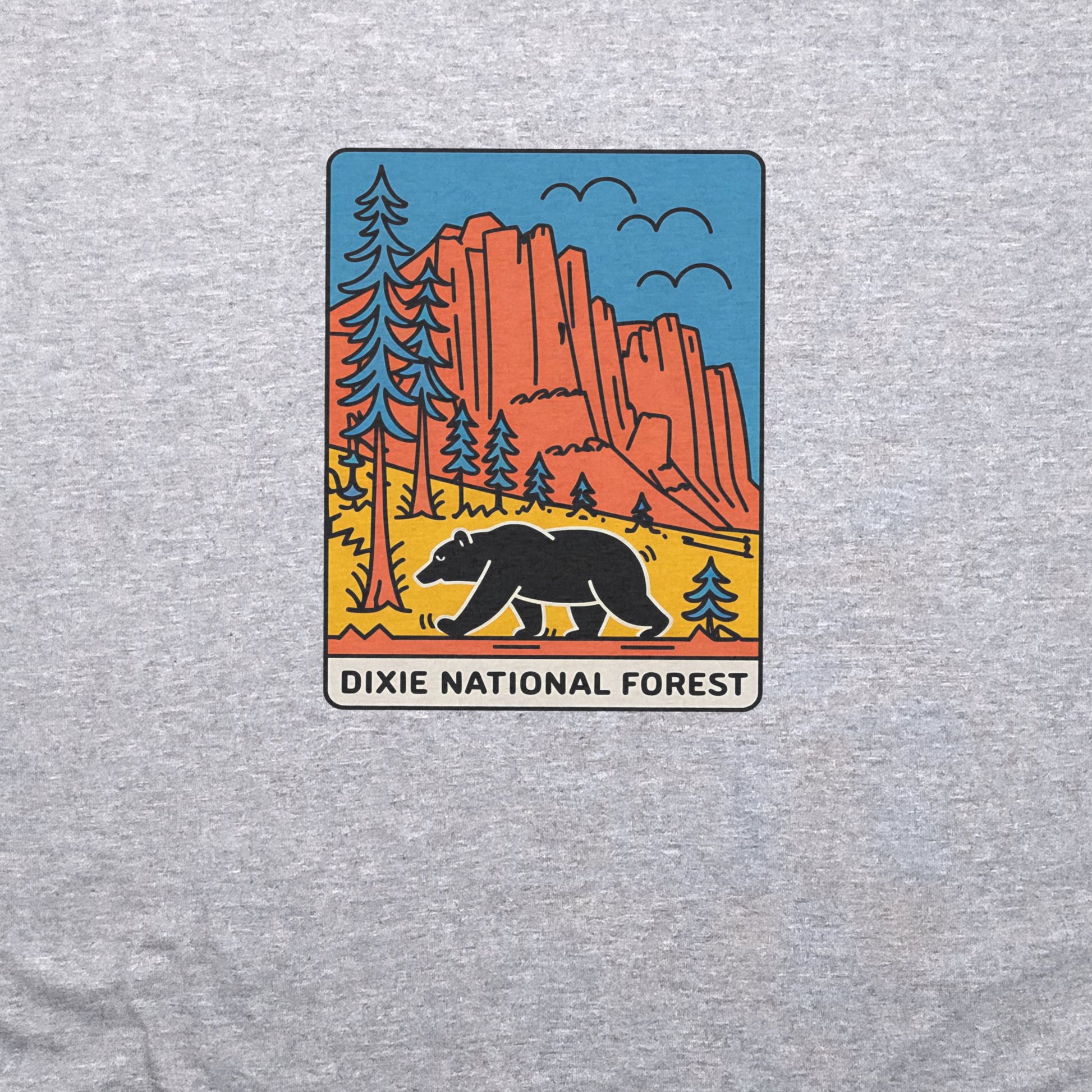 Dixie National Forest T-Shirt Adventure and Outdoors Themed T-Shirt