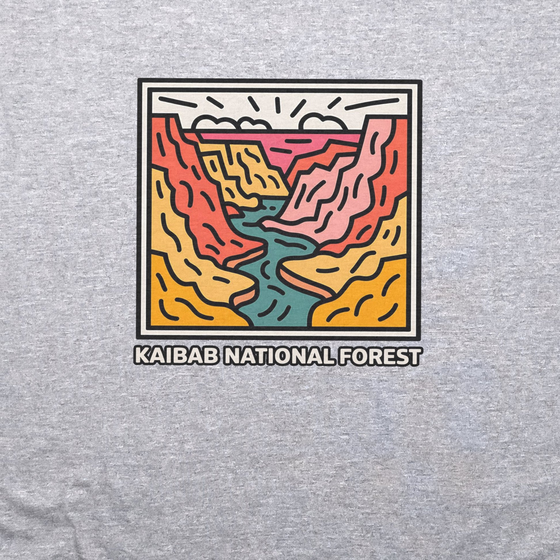 Kaibab National Forest T-Shirt Adventure and Outdoors Themed T-Shirt