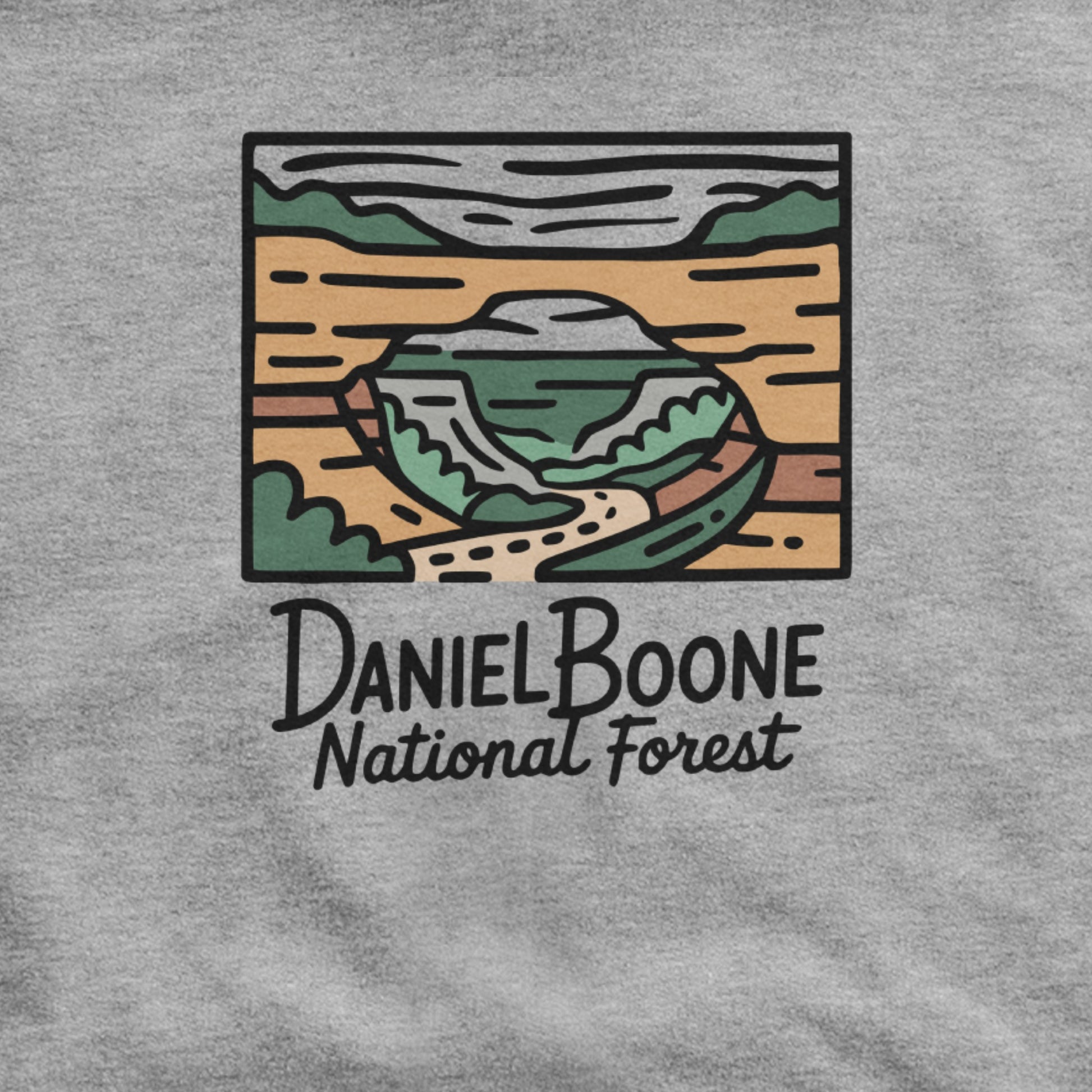 Daniel Boone National Forest Hoodie Adventure and Outdoors Themed Hoodie
