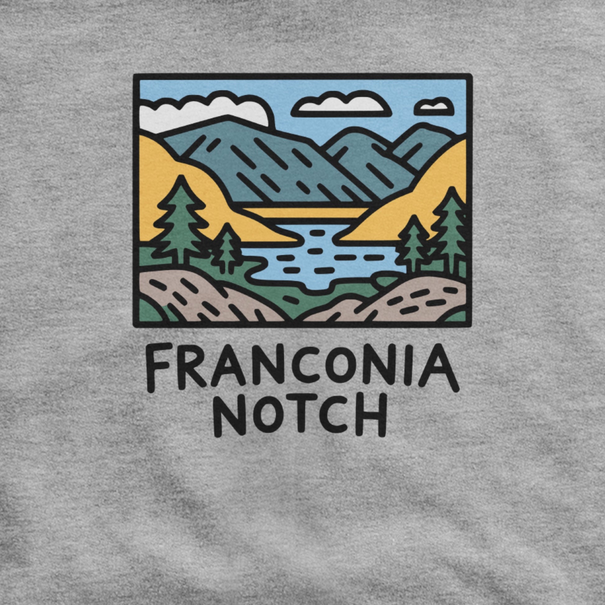 Franconia Notch State Park Hoodie Adventure and Outdoors Themed Hoodie