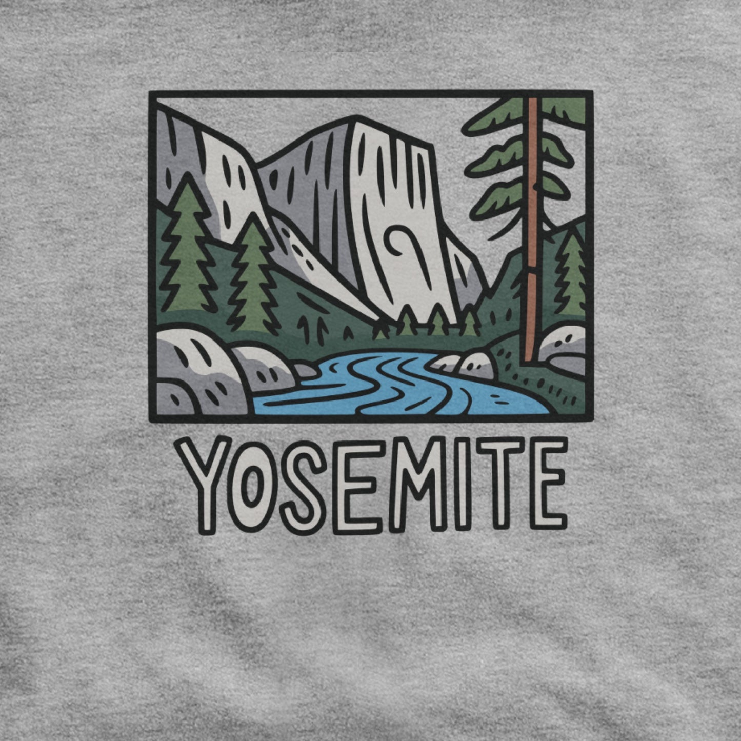 Yosemite National Park Hoodie Adventure and Outdoors Themed Hoodie