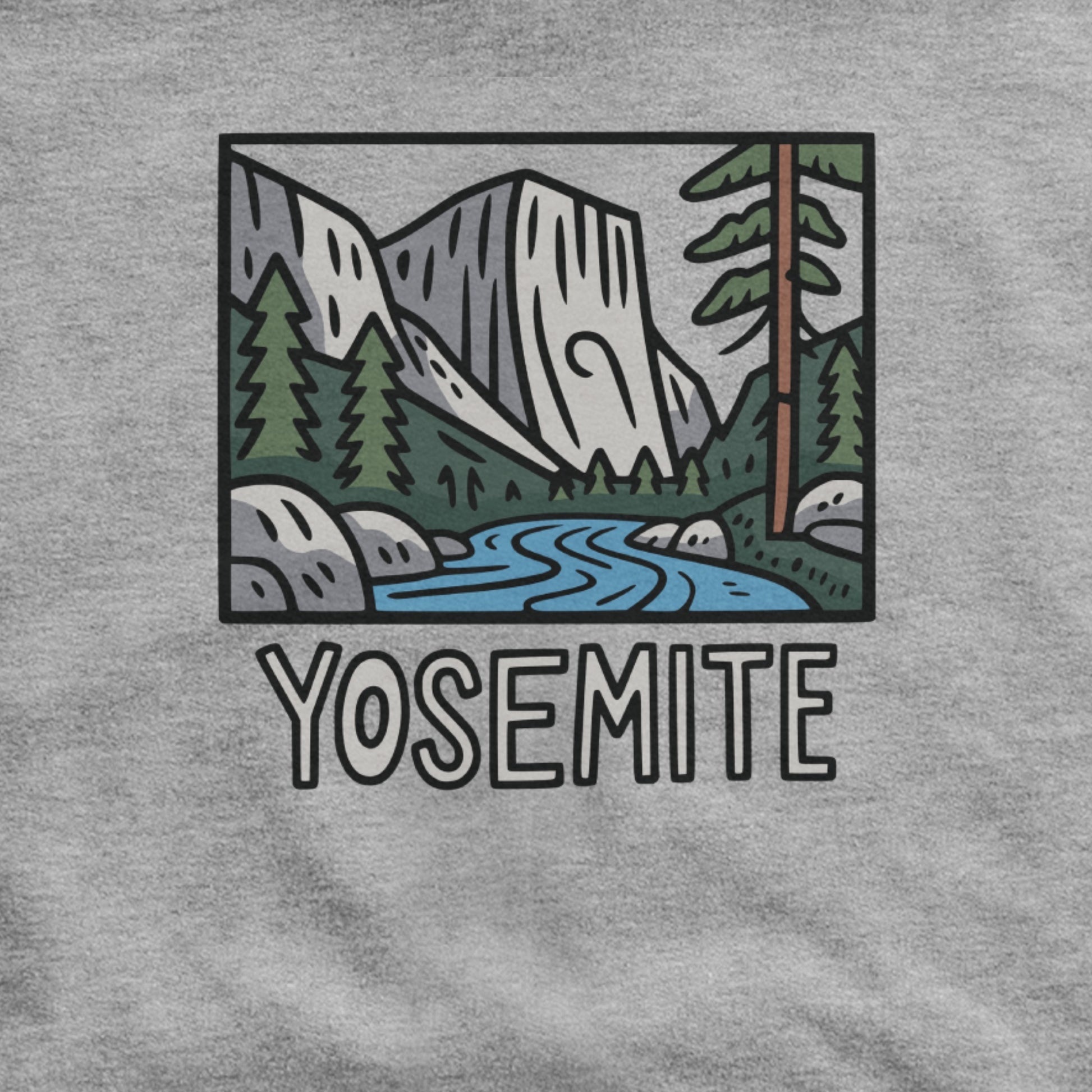 Yosemite National Park Hoodie Adventure and Outdoors Themed Hoodie
