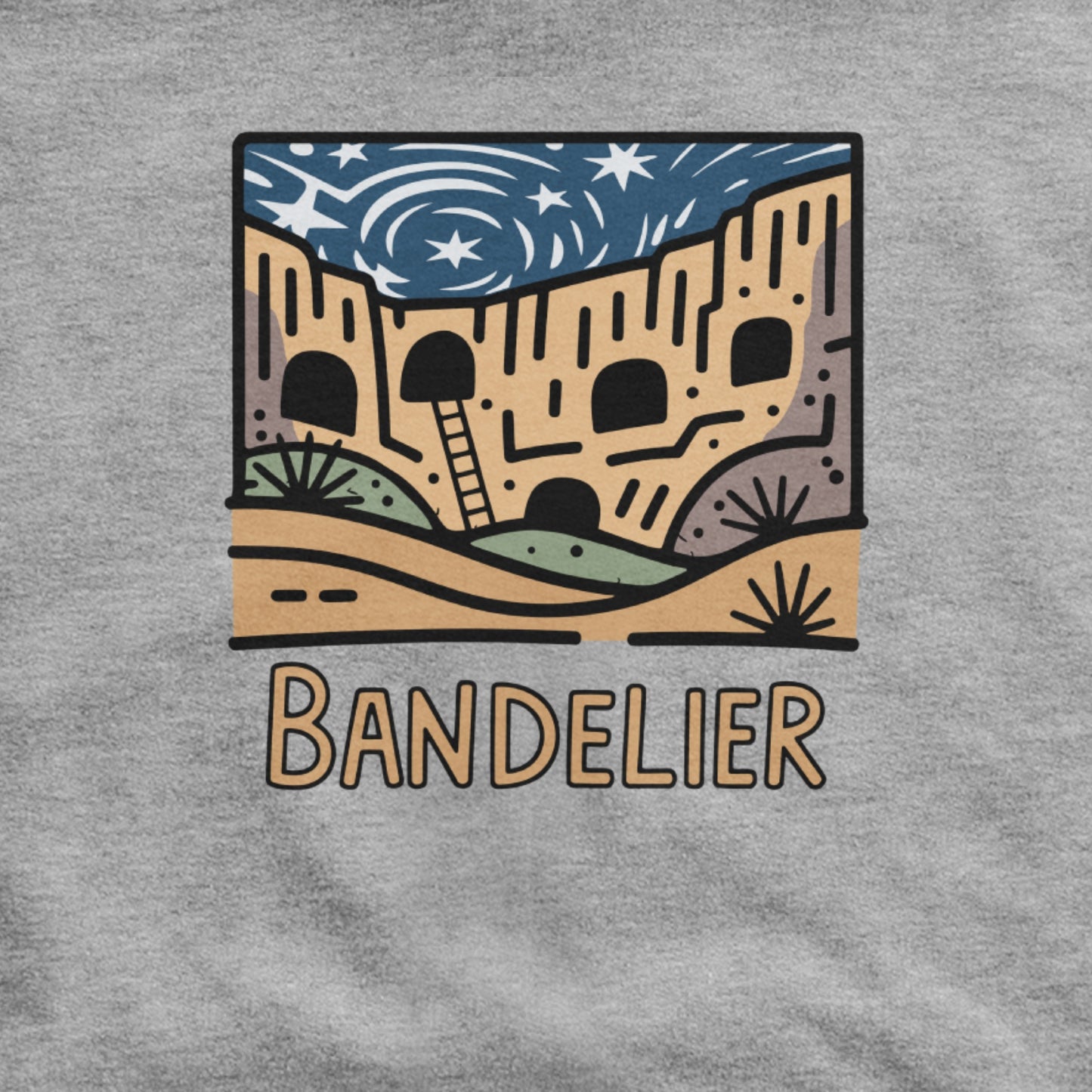 Bandelier National Monument Hoodie Adventure and Outdoors Themed Hoodie