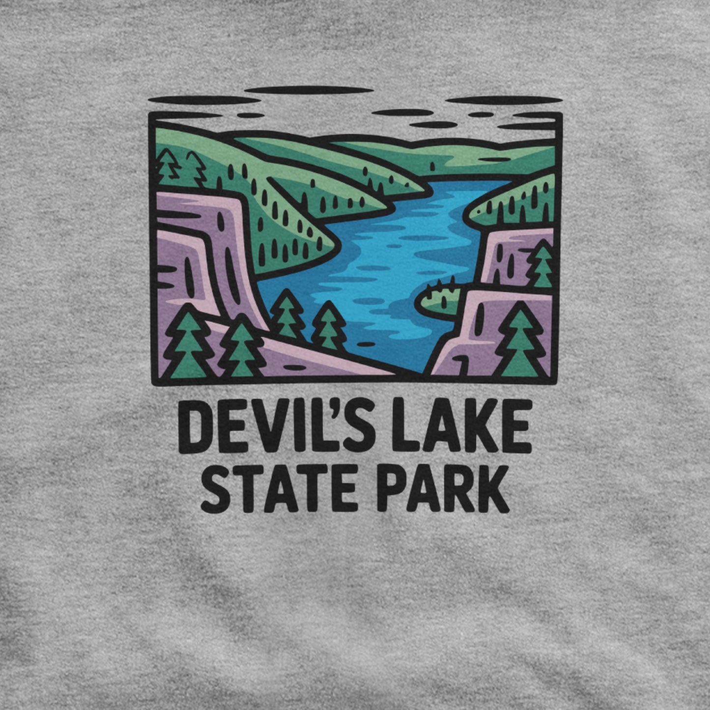 Devil’s Lake State Park Hoodie Adventure and Outdoors Themed Hoodie