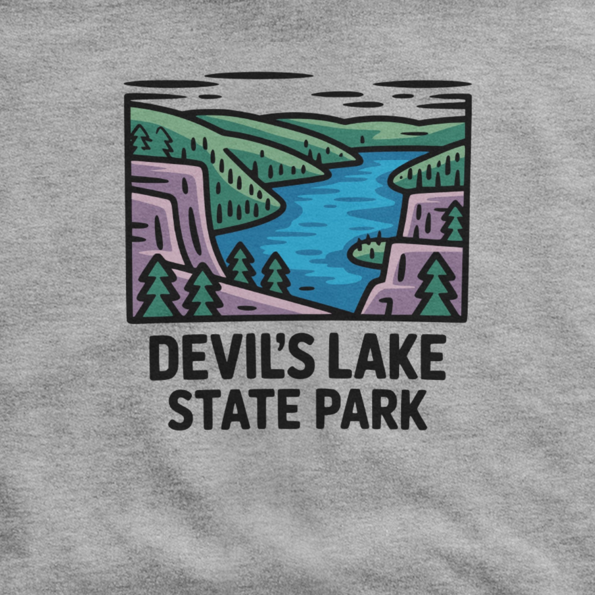 Devil’s Lake State Park Hoodie Adventure and Outdoors Themed Hoodie