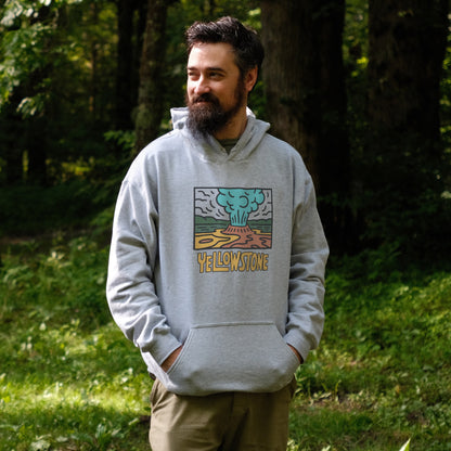 Yellowstone National Park Hoodie Adventure and Outdoors Themed Hoodie