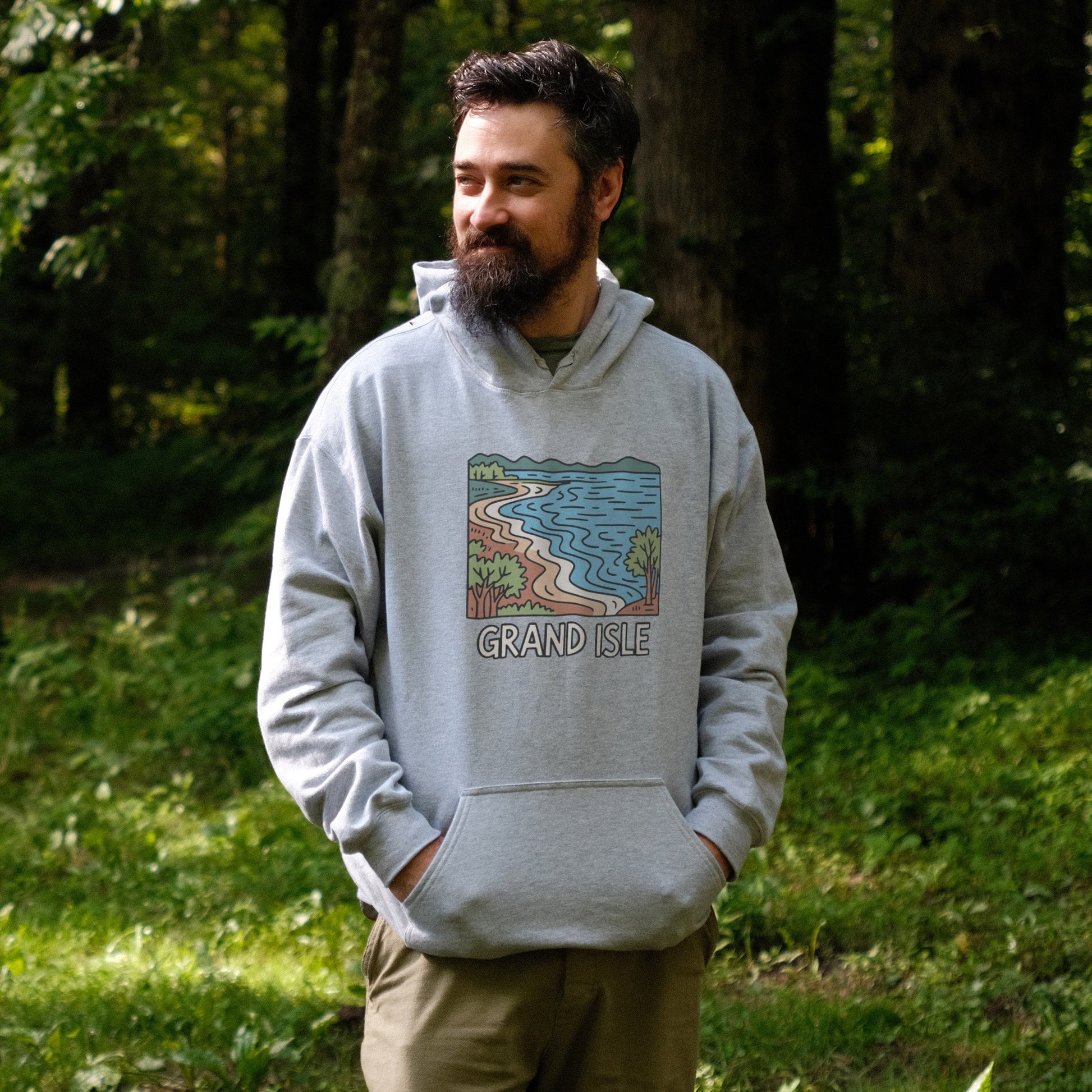 Grand Isle State Park Hoodie Adventure and Outdoors Themed Hoodie