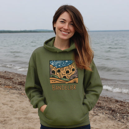 Bandelier National Monument Hoodie Adventure and Outdoors Themed Hoodie