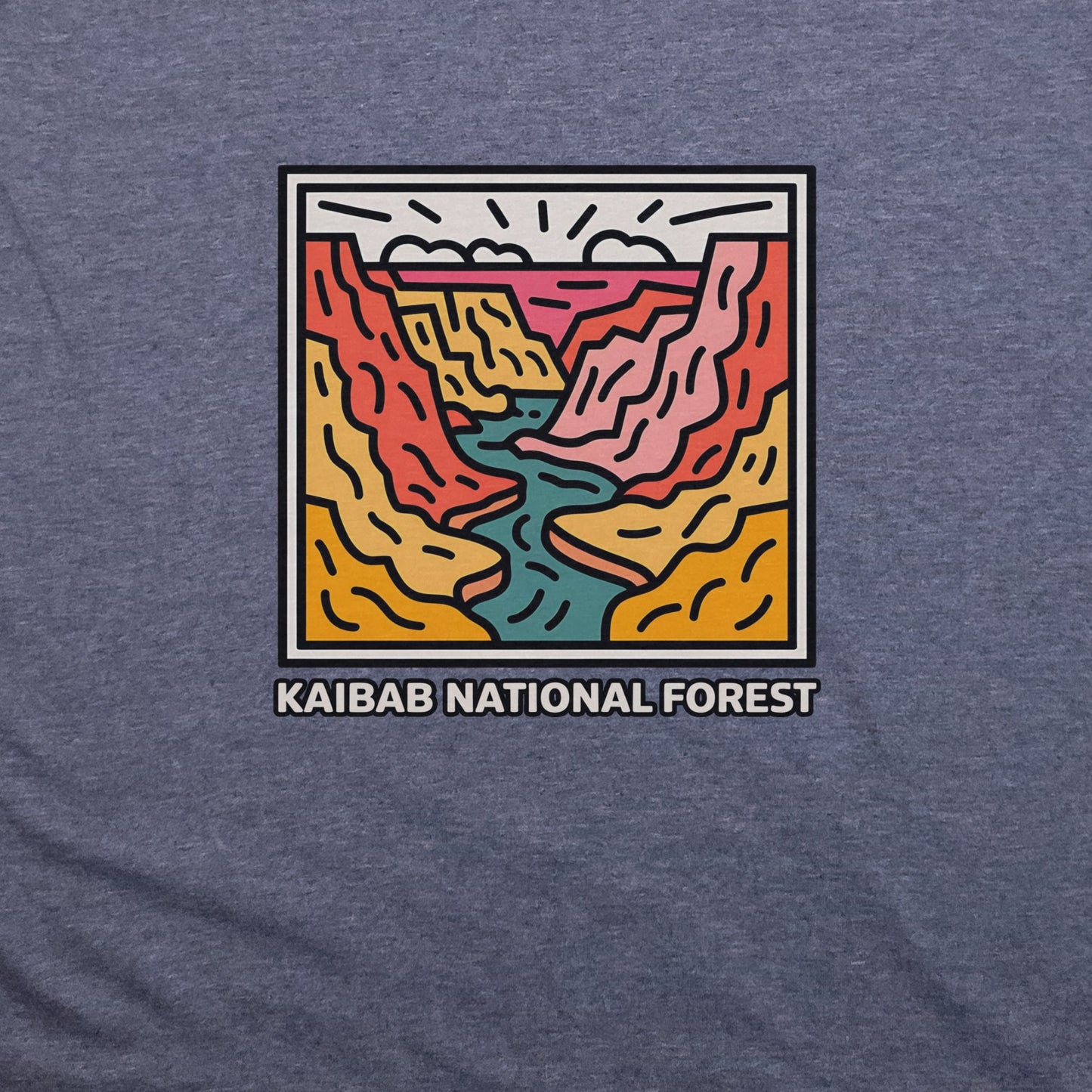 Kaibab National Forest T-Shirt Adventure and Outdoors Themed T-Shirt