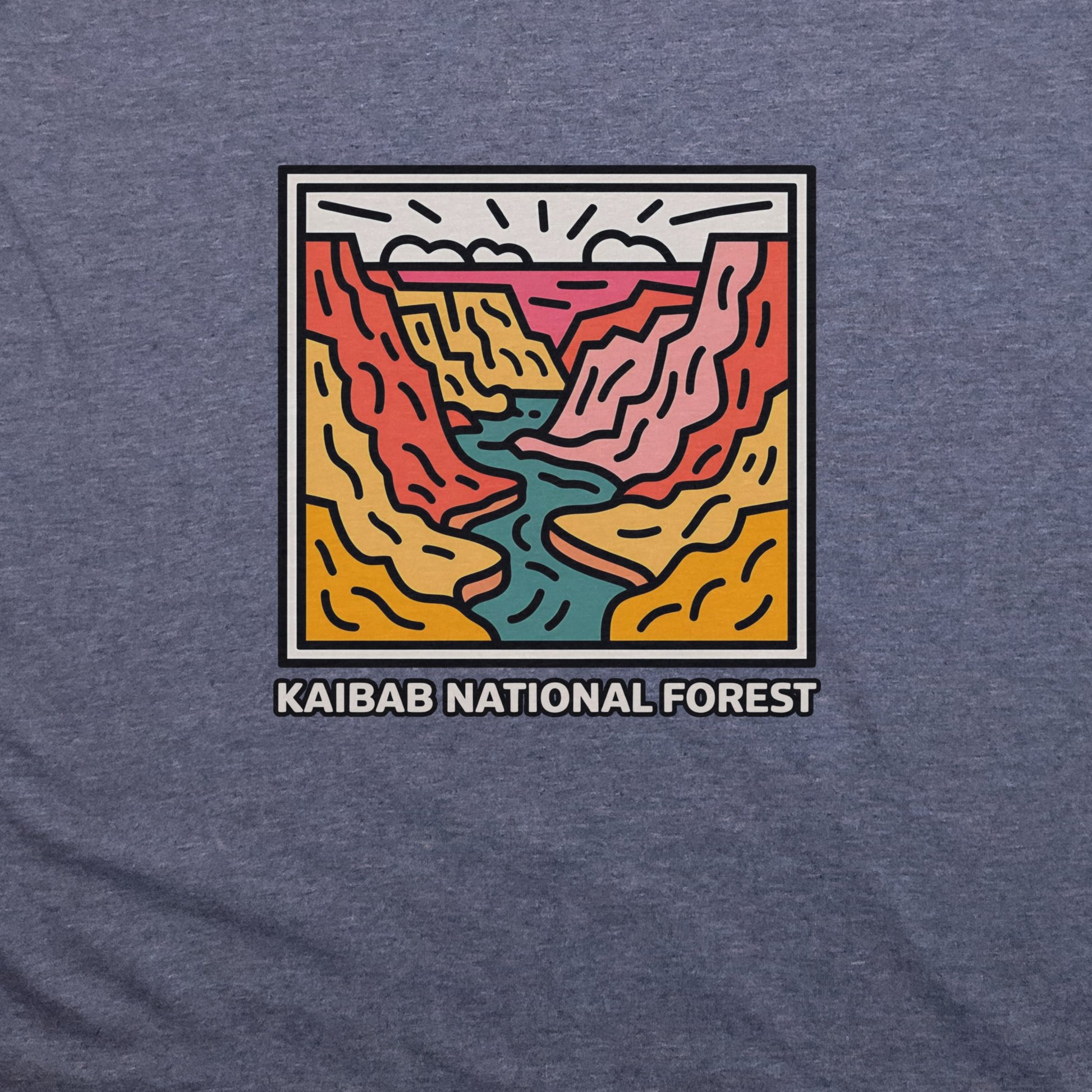 Kaibab National Forest T-Shirt Adventure and Outdoors Themed T-Shirt