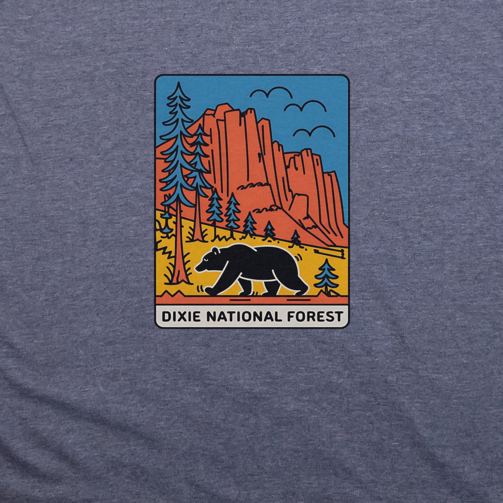 Dixie National Forest T-Shirt Adventure and Outdoors Themed T-Shirt