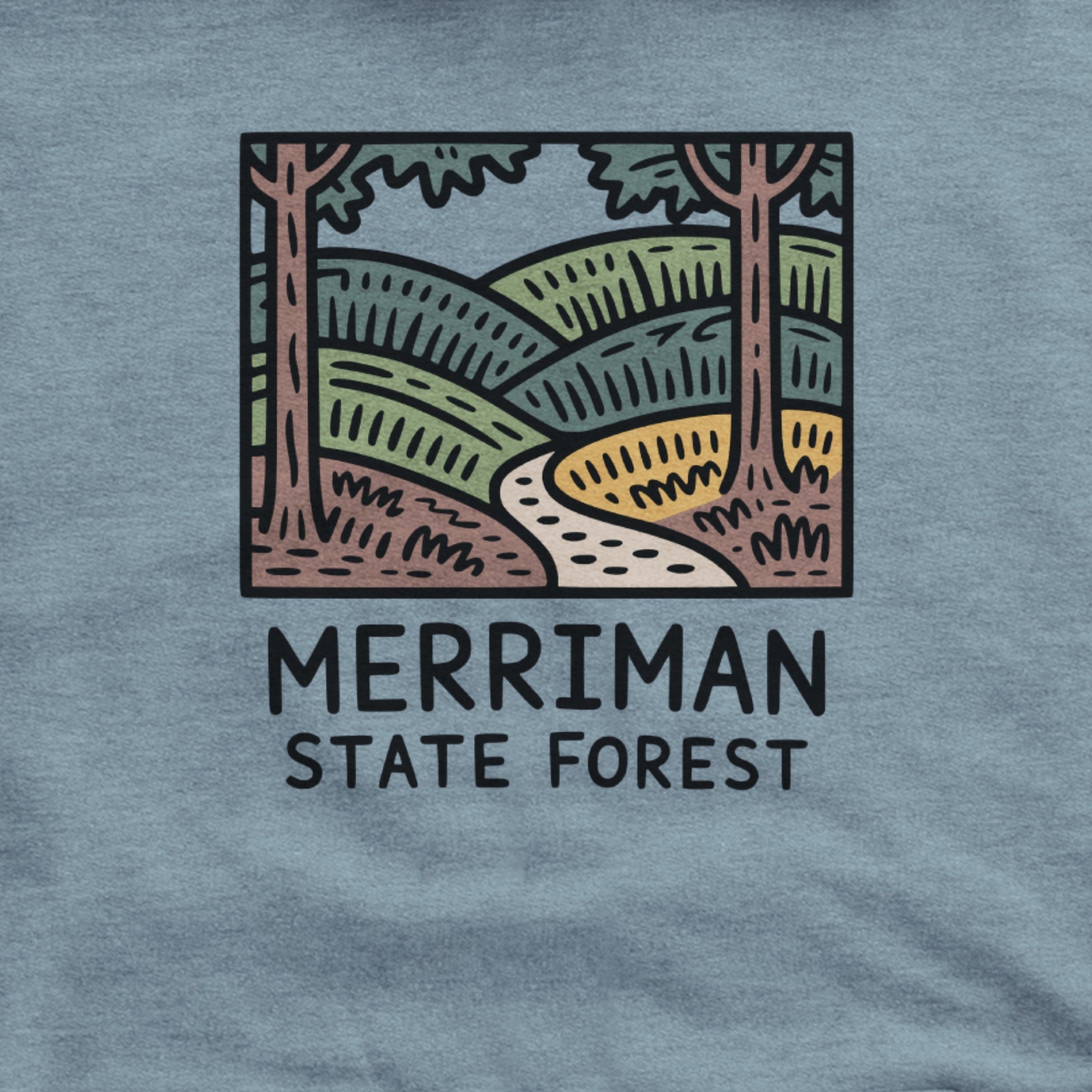 Merriman State Forest Hoodie Adventure and Outdoors Themed Hoodie
