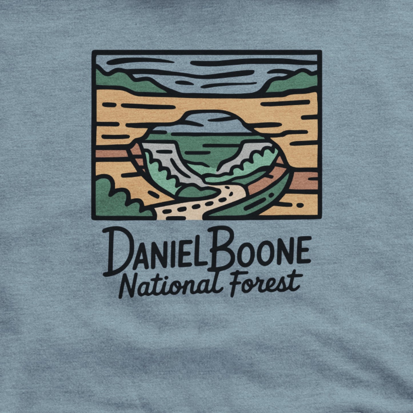 Daniel Boone National Forest Hoodie Adventure and Outdoors Themed Hoodie