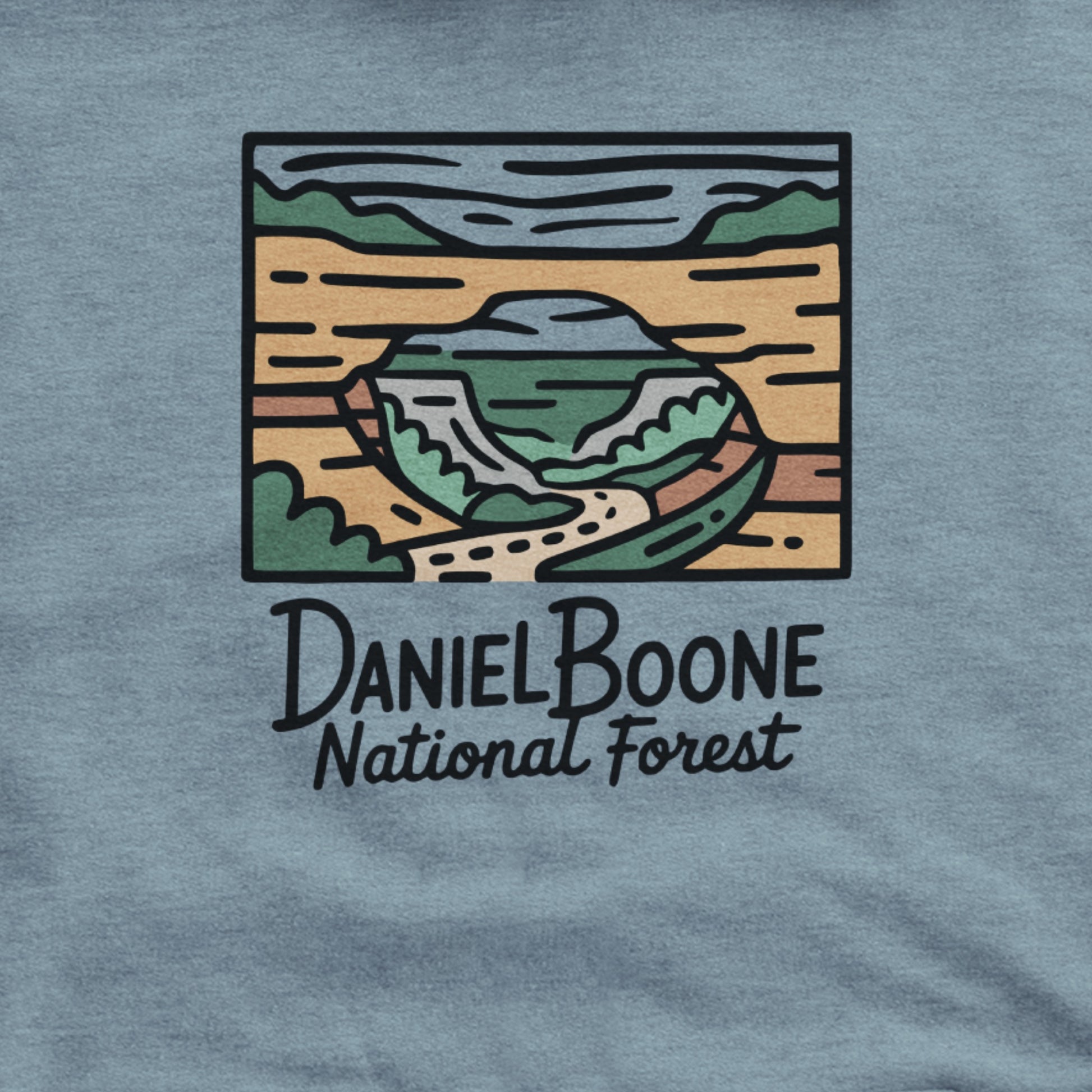 Daniel Boone National Forest Hoodie Adventure and Outdoors Themed Hoodie