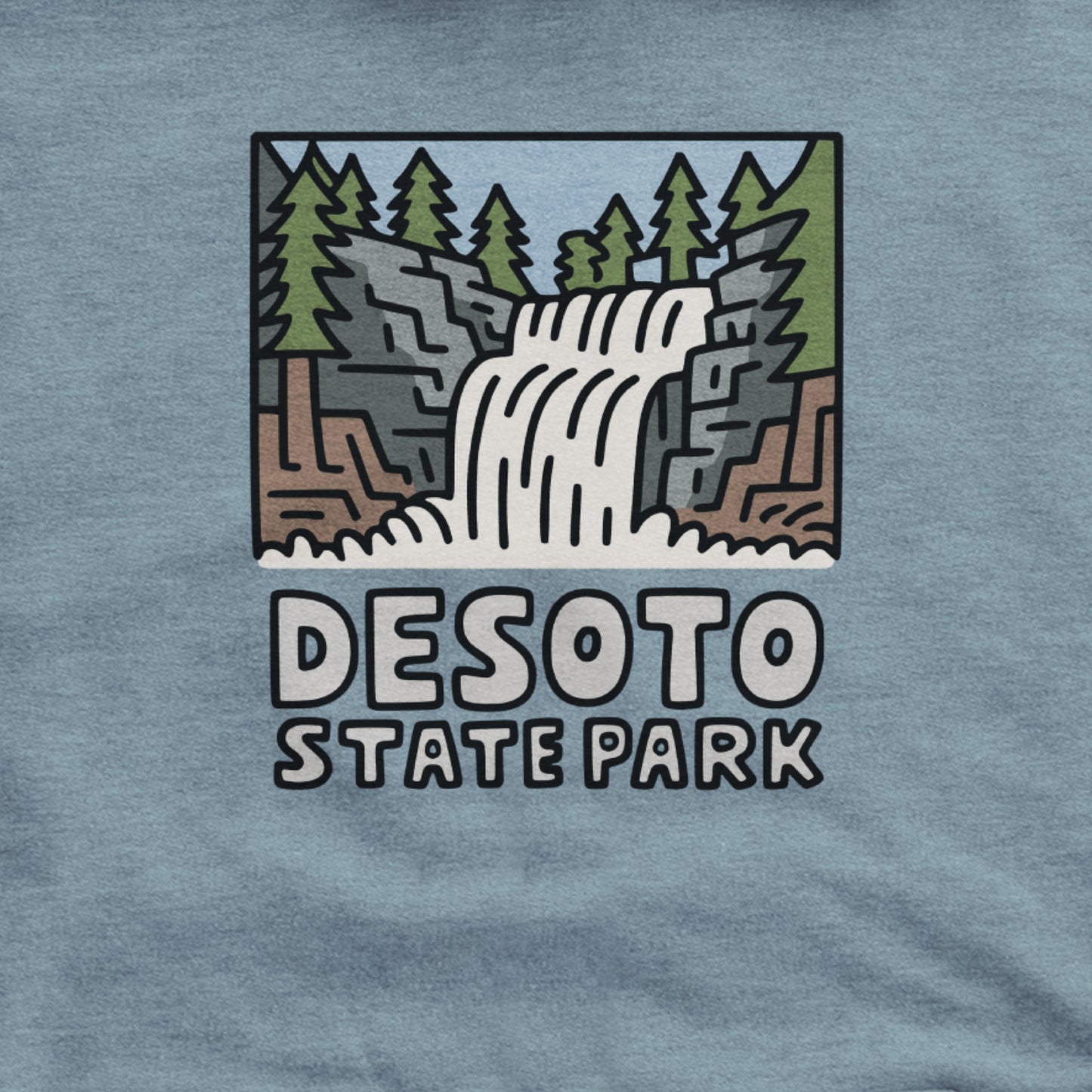 DeSoto State Park Hoodie Adventure and Outdoors Themed Hoodie