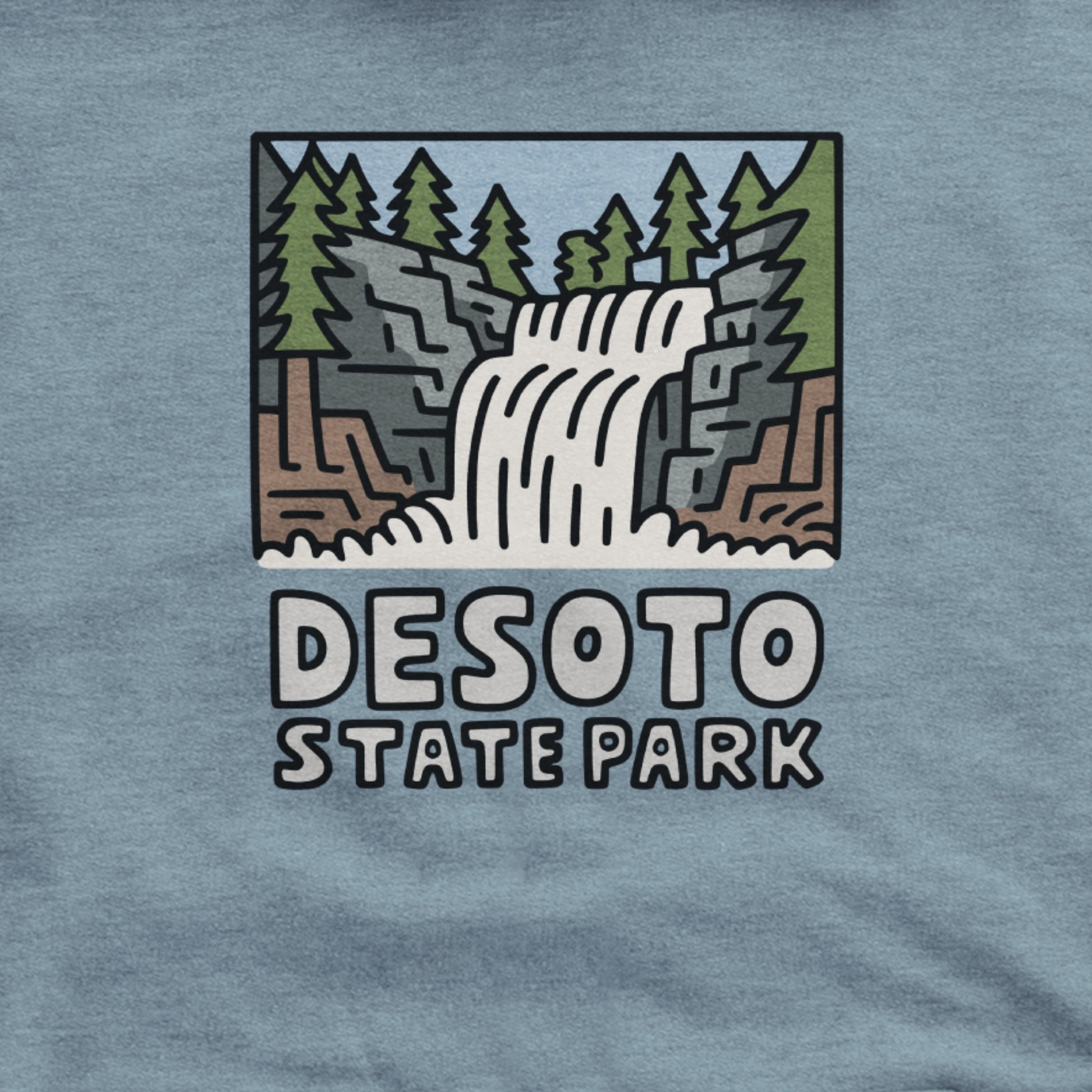 DeSoto State Park Hoodie Adventure and Outdoors Themed Hoodie