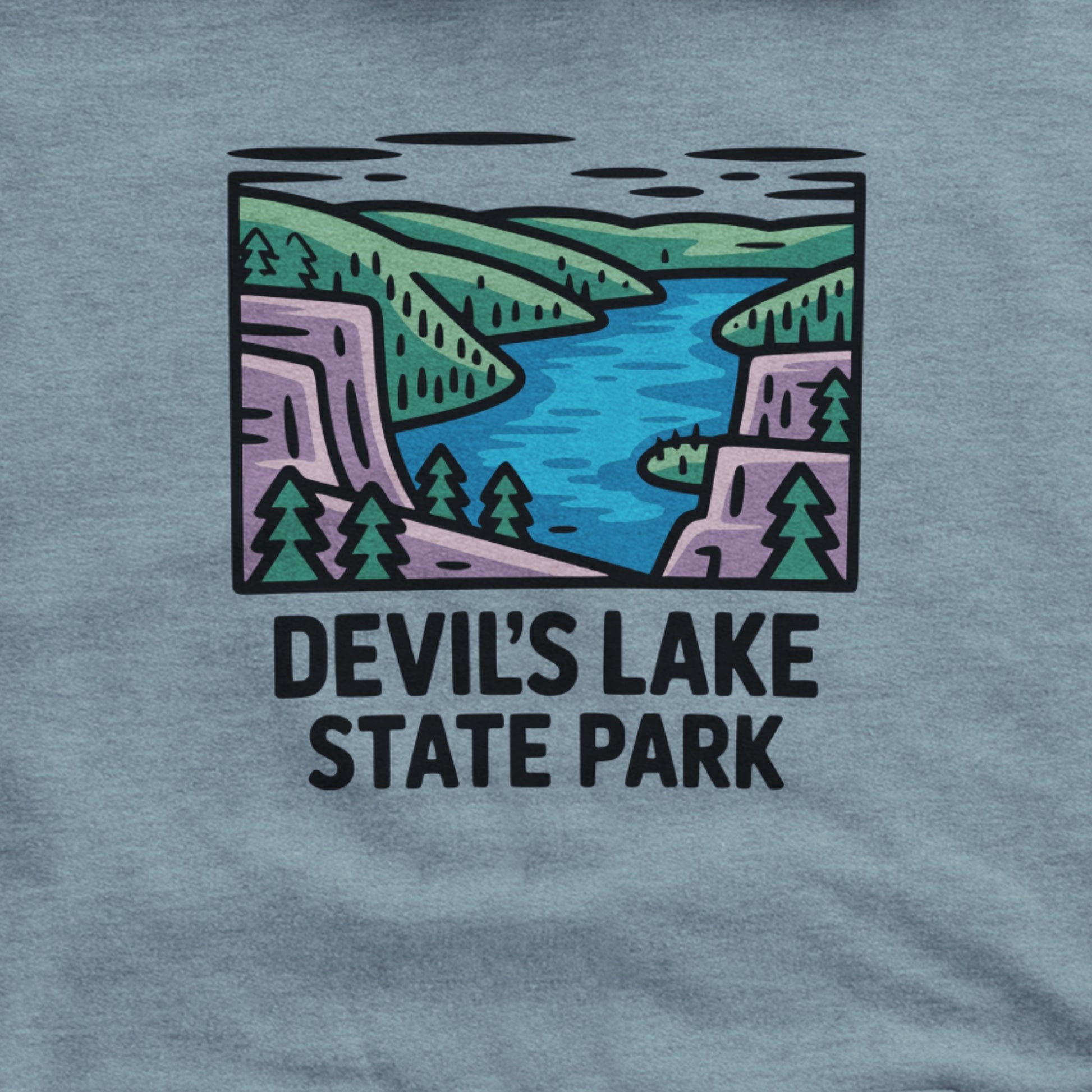 Devil’s Lake State Park Hoodie Adventure and Outdoors Themed Hoodie