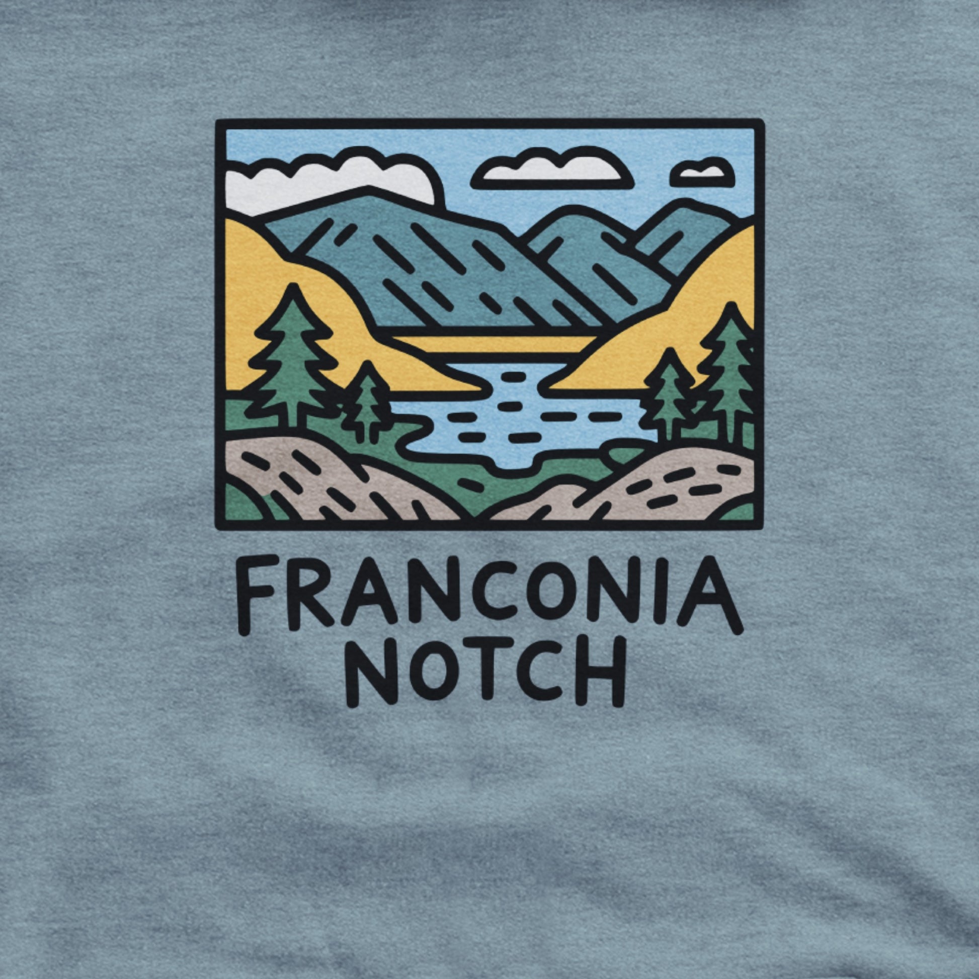 Franconia Notch State Park Hoodie Adventure and Outdoors Themed Hoodie
