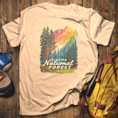 Sierra National Forest T-Shirt Sand Adventure and Outdoors Themed T-Shirt