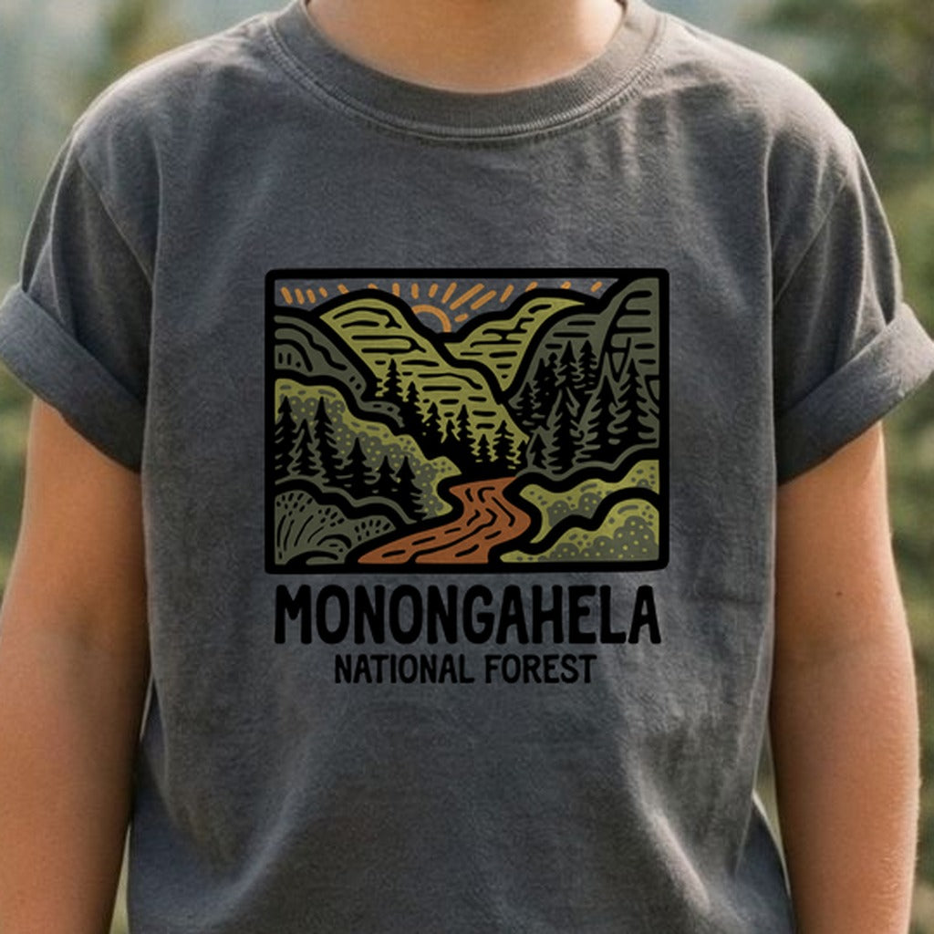 Monongahela National Forest Kids Cotton T-Shirt