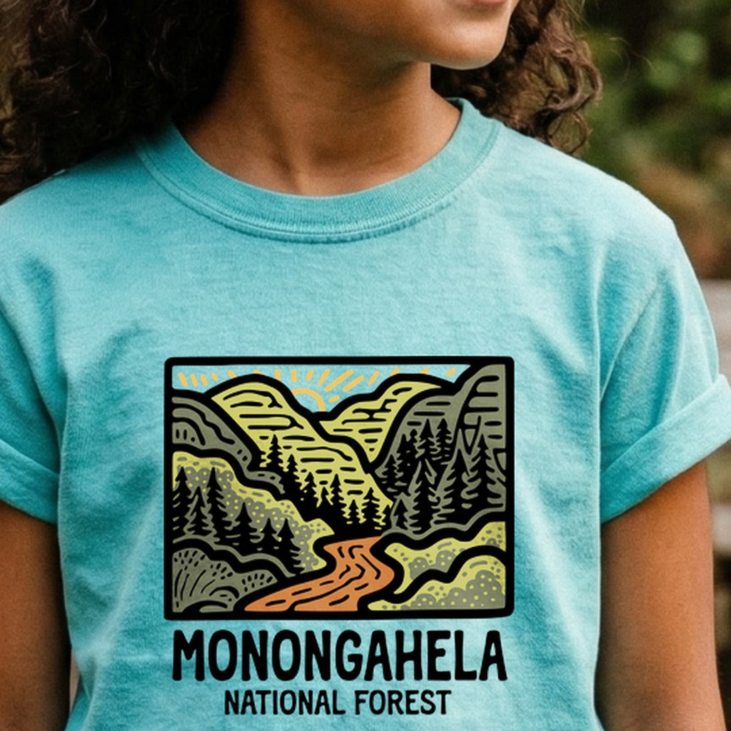 Monongahela National Forest Kids Cotton T-Shirt