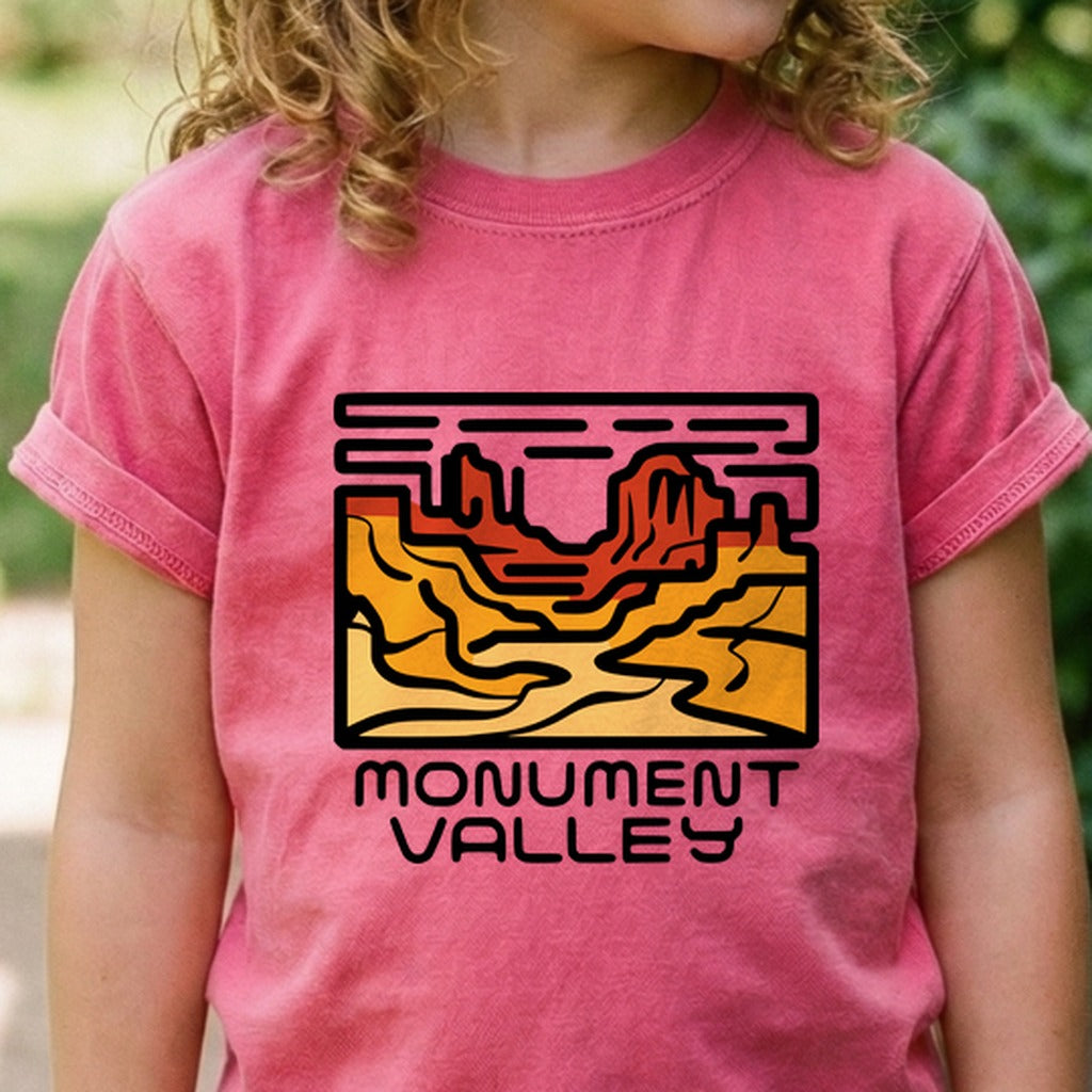 Monument Valley Kids Cotton T-Shirt
