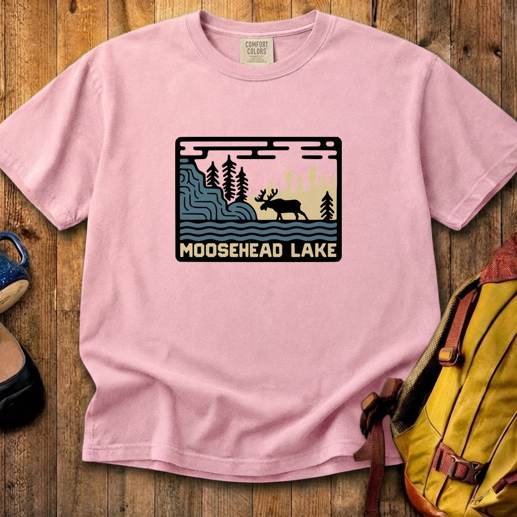 Moosehead Lake Cotton T-Shirt
