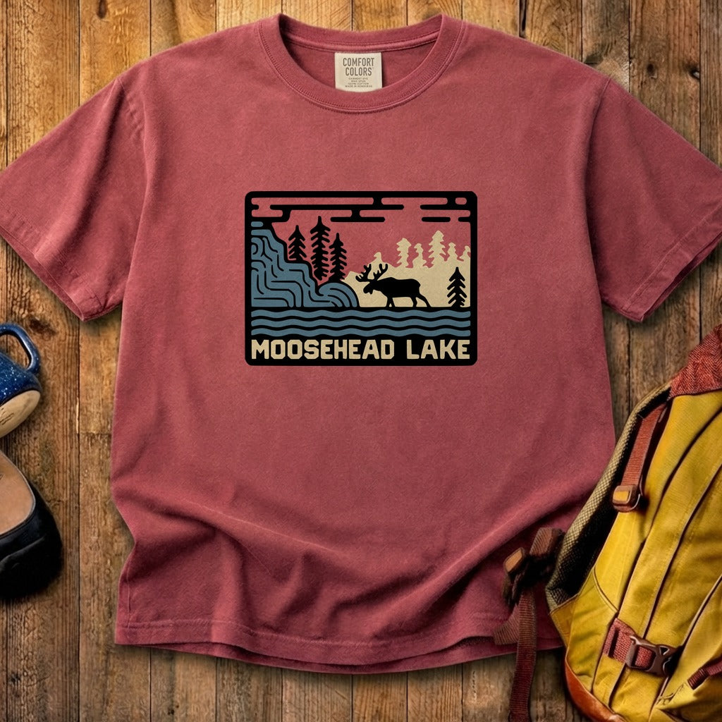 Moosehead Lake Cotton T-Shirt
