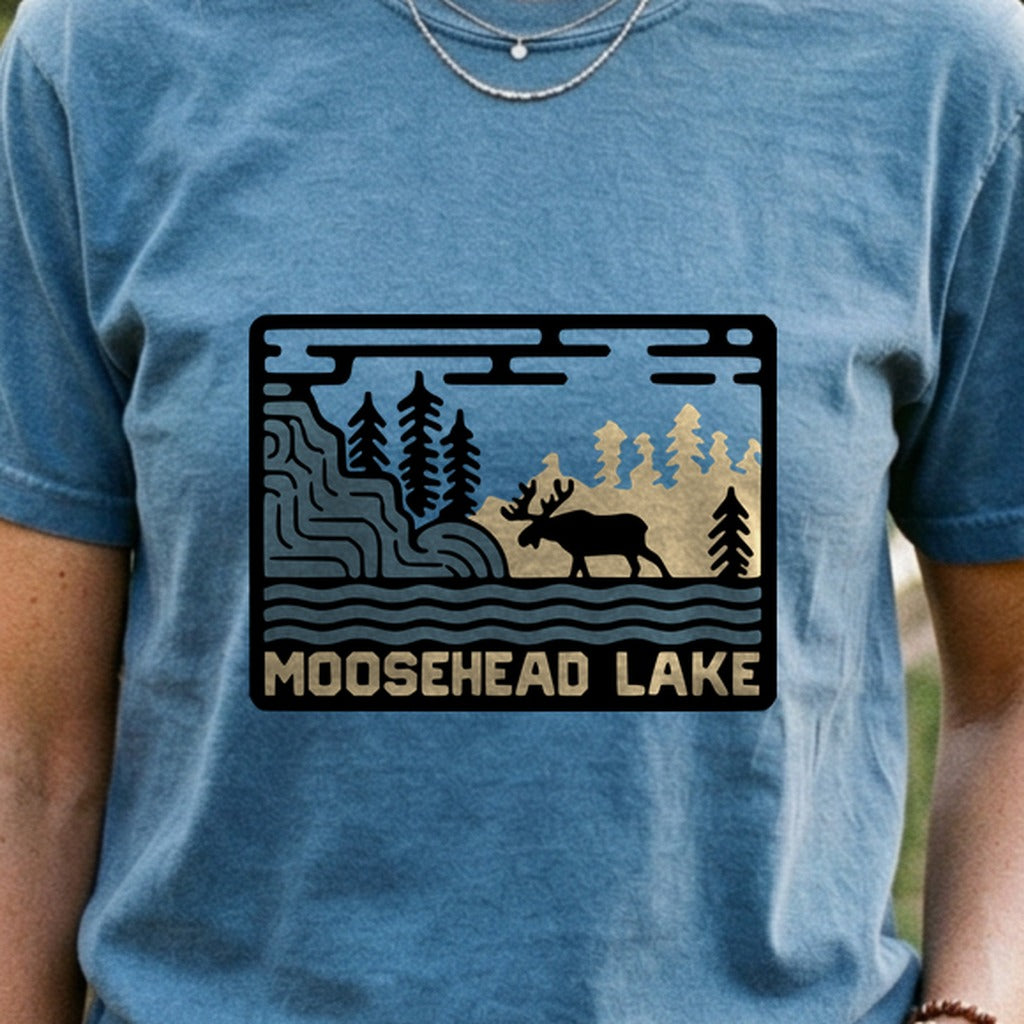 Moosehead Lake Cotton T-Shirt