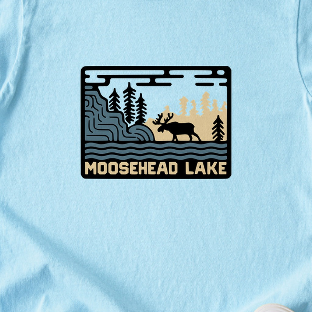 Moosehead Lake Kids Cotton T-Shirt