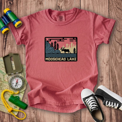 Moosehead Lake Kids Cotton T-Shirt
