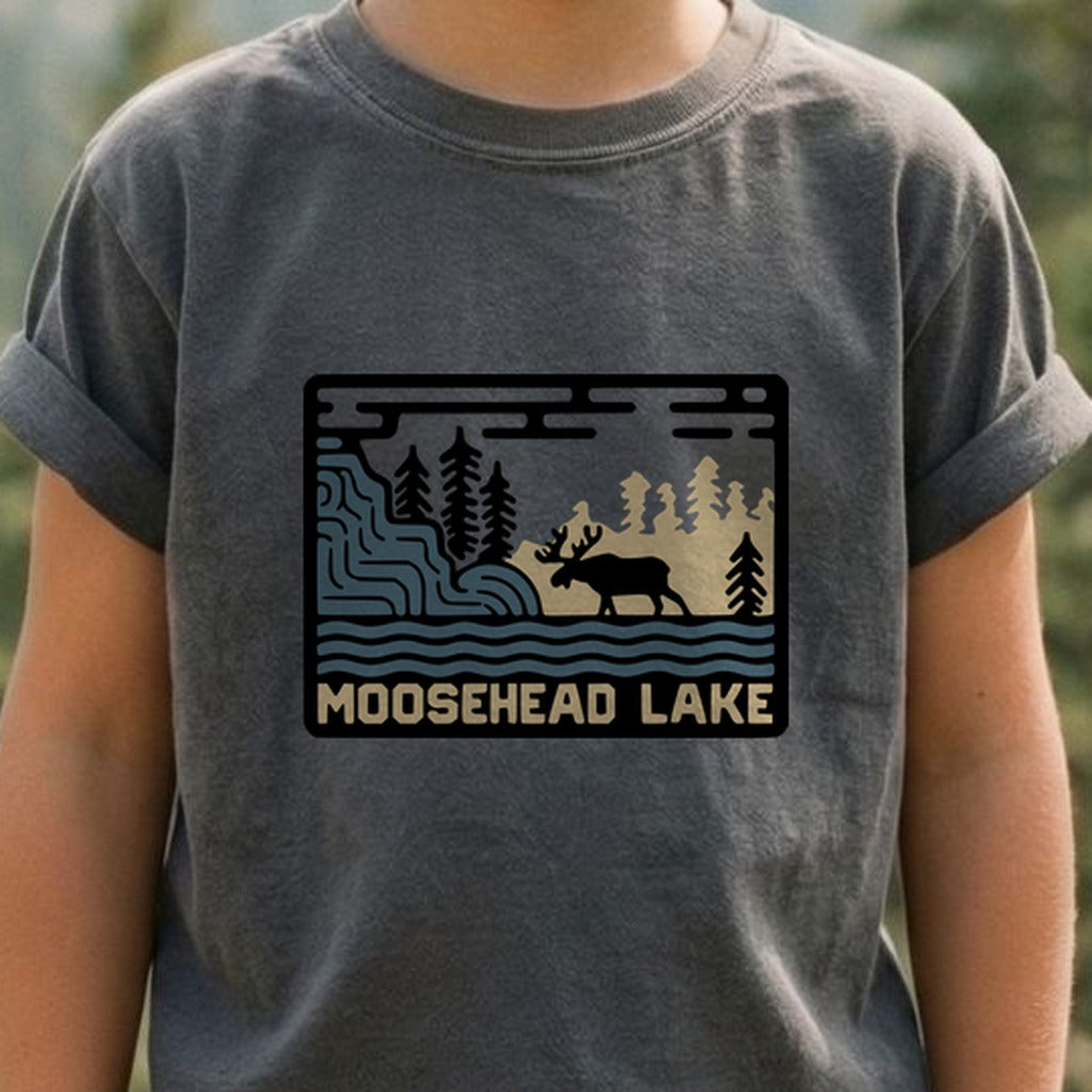 Moosehead Lake Kids Cotton T-Shirt