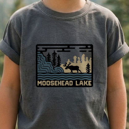 Moosehead Lake Kids Cotton T-Shirt