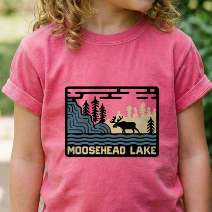 Moosehead Lake Kids Cotton T-Shirt