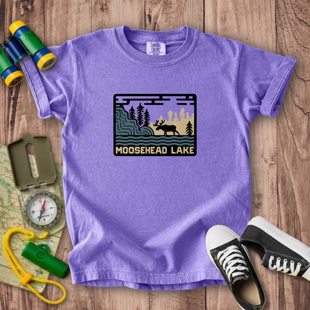 Moosehead Lake Kids Cotton T-Shirt
