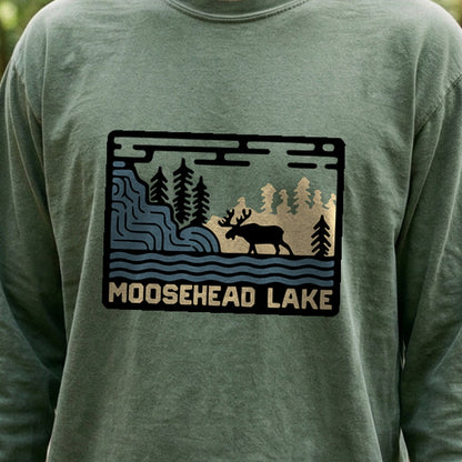 Moosehead Lake Cotton Long Sleeve