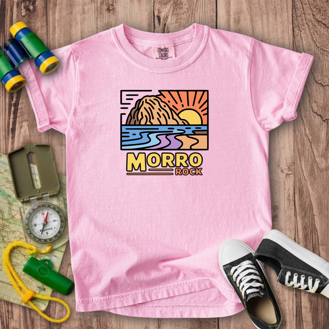 Morro Rock Kids Cotton T-Shirt