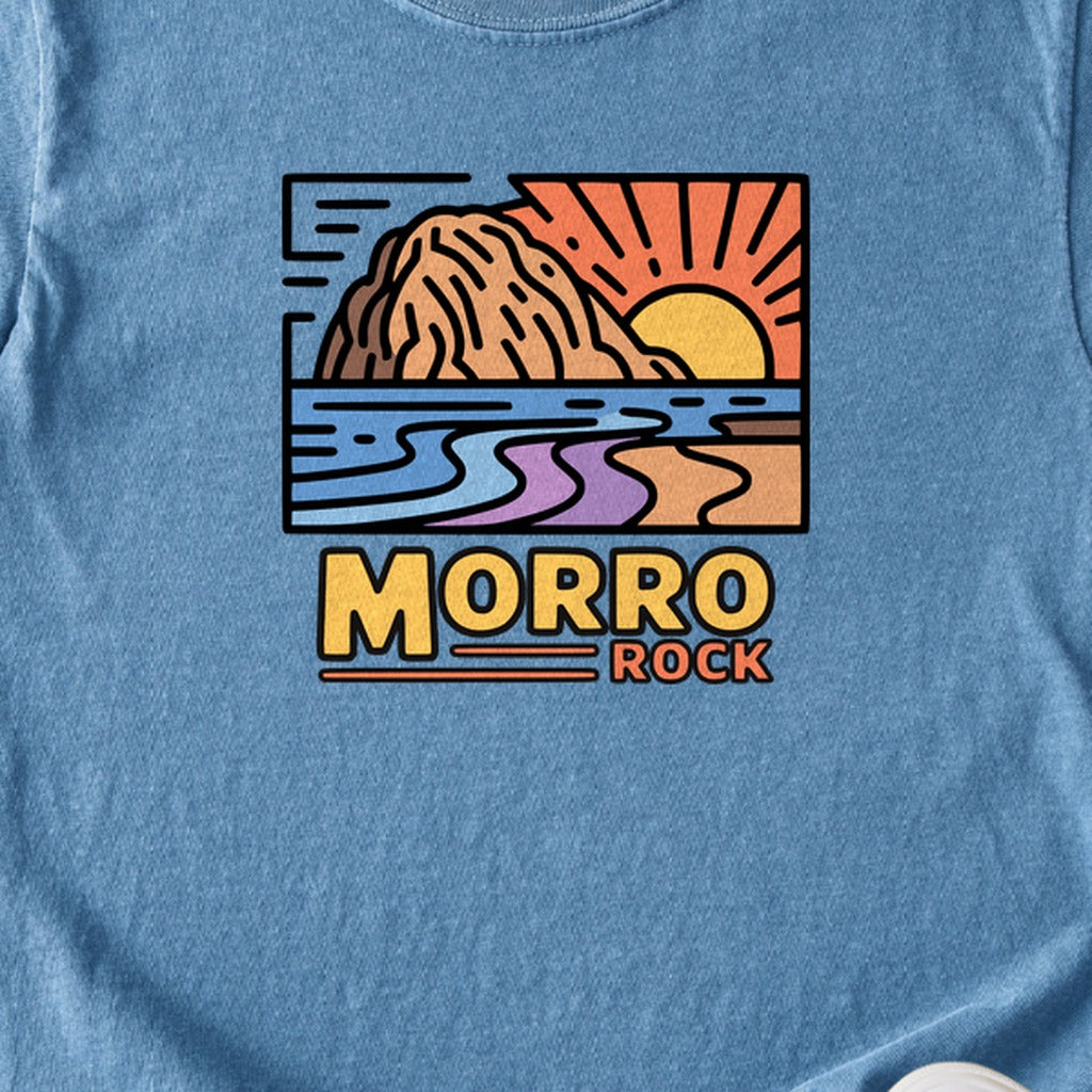 Morro Rock Kids Cotton T-Shirt