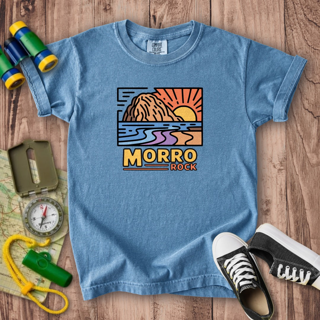 Morro Rock Kids Cotton T-Shirt