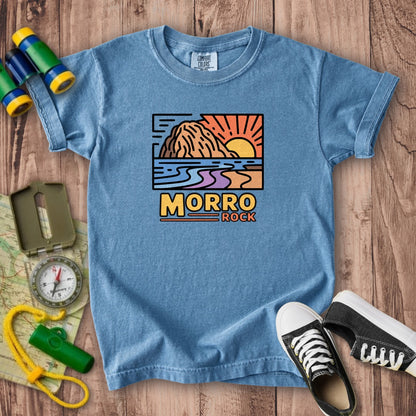 Morro Rock Kids Cotton T-Shirt