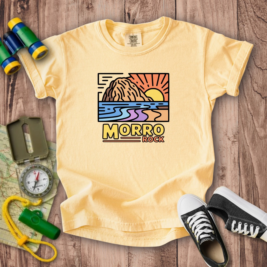 Morro Rock Kids Cotton T-Shirt