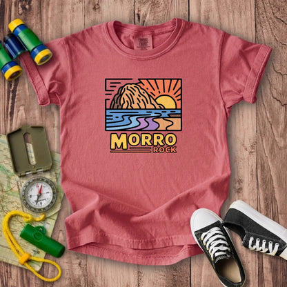 Morro Rock Kids Cotton T-Shirt